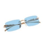 Classic Unisex UV400 Protection Sunglasses (Gold)