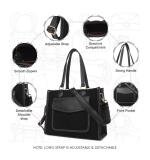 Women's Canvas Medium Top handle Satchel Zipper Handbag (Black)