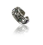 Stainless Steel Imported High-Quality Office Wear Freesize Ring (Silver Plated)