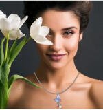 Women's Stainless Steel Butterfly Dailywear Pendent Delicate Chain (Silver Plated)