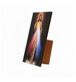 Wooden Divine Mercy Of Jesus Christ Table Top Christian Bible Verses Player (Multicolor)