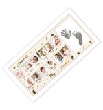 :- Acrylic Footprint Hand Printbaby Photo Frame Ink Pad Photo Frame (Multicolor)