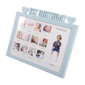 Acrylic First Year Baby Photo Frame (Multicolor)
