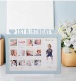 Acrylic First Year Baby Photo Frame (Multicolor)