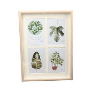 Acrylic Four Collage In One Frame To Add Any Images (Multicolor)