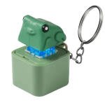 Plastic Solid Frog Croaking Keychain (Multicolor)