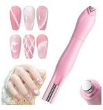 Plastic Solid Magnetic Nail Art Pen Set (Multicolor)