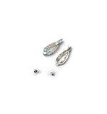 Women's Brass Silver Plated Necklace set (Turquoise)