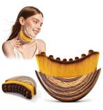 Pack of 2 Lymphatic Contour Face Brush (Brown)