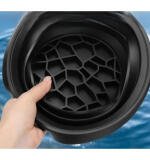 Silicon Ice Face Bowl (Black)