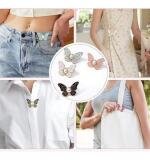 Pack of 3 Jeans Clip Butterfly (Multicolor)