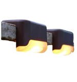Pack of 3 Stair Deck Solar Light (Black)