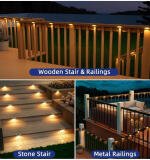 Pack of 3 Stair Deck Solar Light (Black)