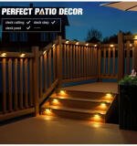 Pack of 3 Stair Deck Solar Light (Black)