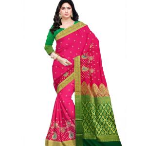 Paithani Style Art silk saree Maharastra