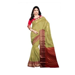 Woven Kanjivaram Cotton Soft  Saree
