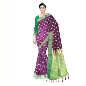 Banarasi Silk Blend Saree  Art Silk Sarees MH