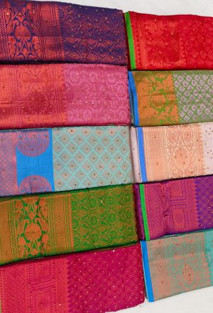 BROKT  SILK SAREE